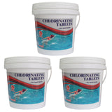 15 Pounds 3 Inch Chlorine Tablets Chlorinating Tablets Chlorine Tabs for Swimming Pools, Hot Tubs