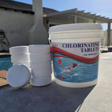 1 Barrel 5 Pounds Chlorine Tablet Chlorinating Tablets 3-Inch Pool&Spa  Long Lasting