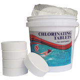 35 Pounds 3 Inch Chlorine Tablets for Swimming Pools,  Spas, Bathtubs 77 Pcs