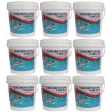 45 Pounds 3 Inches Chlοrinе Tablеts 99 Pcs for Swimming Pools Hot Tubs and Spas, Individually Wrapped and Slow Dissolving